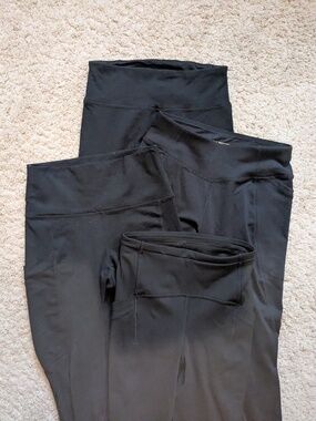 Black Leggings, lot of 4